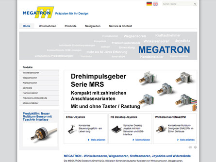 MEGATRON - Webauftritt